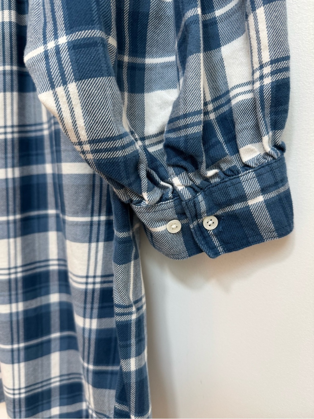Polo Ralph Lauren Cotton Plaid Popover Blouse Top Women Small Country Western - Picture 9 of 14